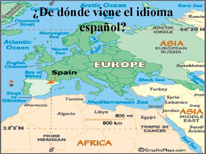 ¿De dónde viene el idioma español? 