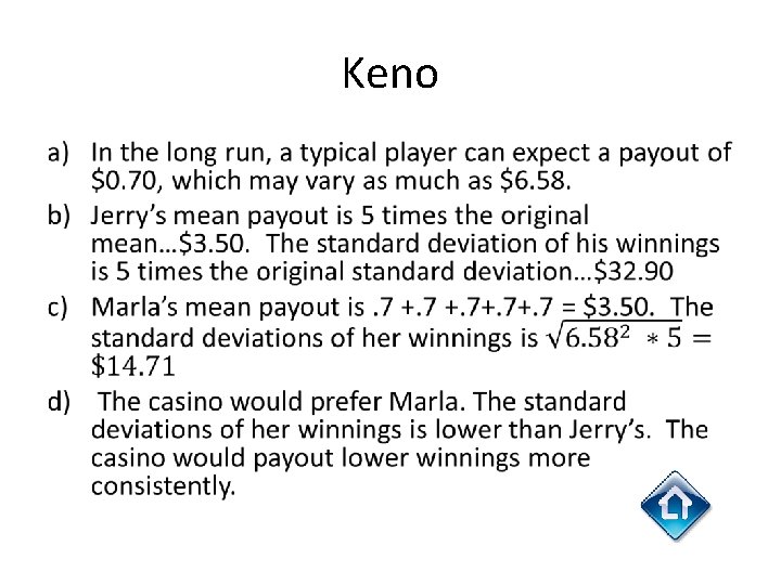 Keno • 