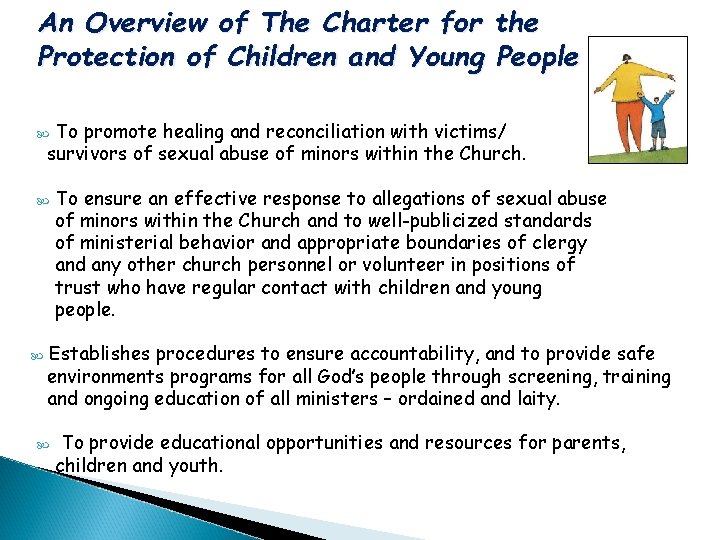 An Overview of The Charter for the Protection of Children and Young People To