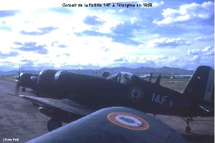 Corsair de la flottille 14 F à Télergma en 1959 (René Bail) 