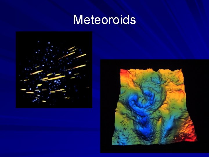 Meteoroids Componets Minor Members of the Solar System Chapter 23