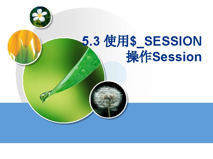 5. 3 使用$_SESSION 操作Session 