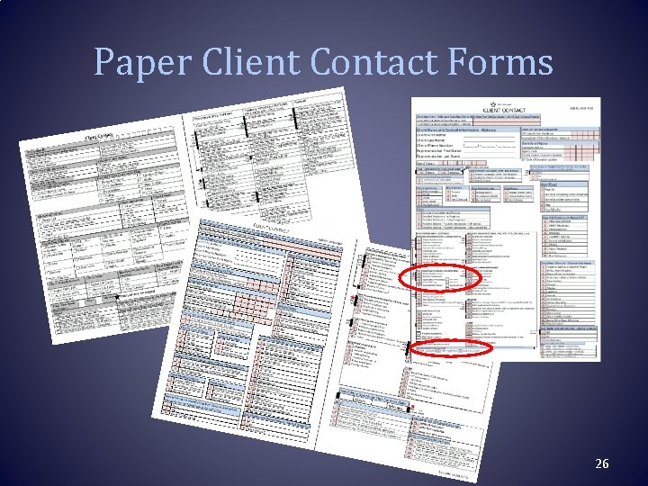 Paper Client Contact Forms 26 