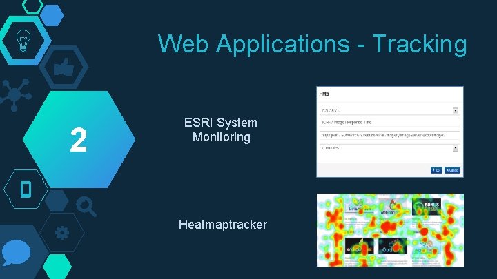 Web Applications - Tracking 2 ESRI System Monitoring Heatmaptracker 