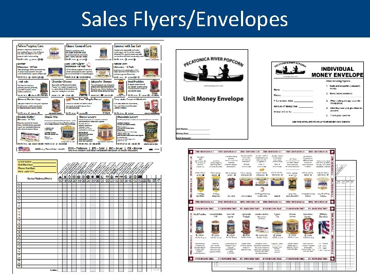 Sales Flyers/Envelopes 