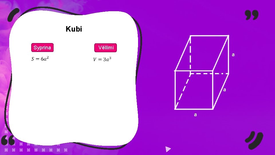 Kubi Syprina Vëllimi a a a 