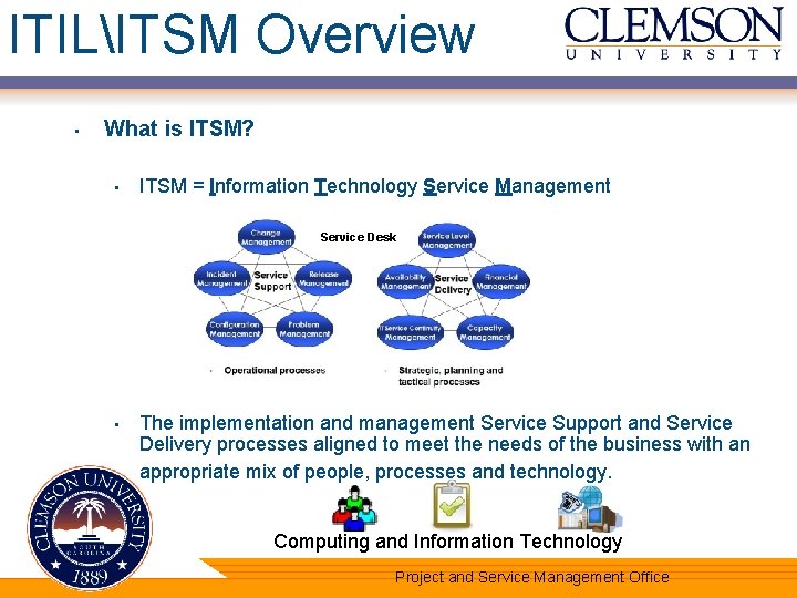 ITILITSM Overview • What is ITSM? • ITSM = Information Technology Service Management Service