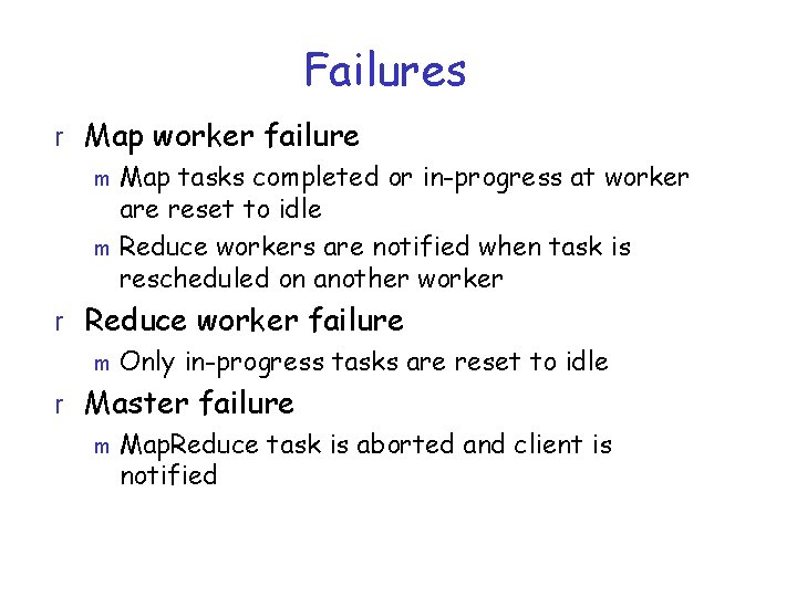 Mapproj R Problem Map Reduce Outline r Map Reduce overview r