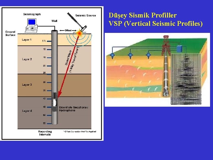 Düşey Sismik Profiller VSP (Vertical Seismic Profiles) 