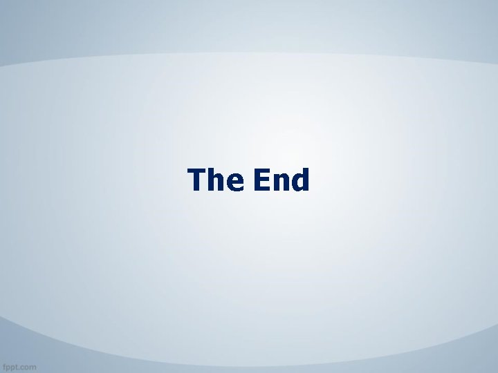 The End 