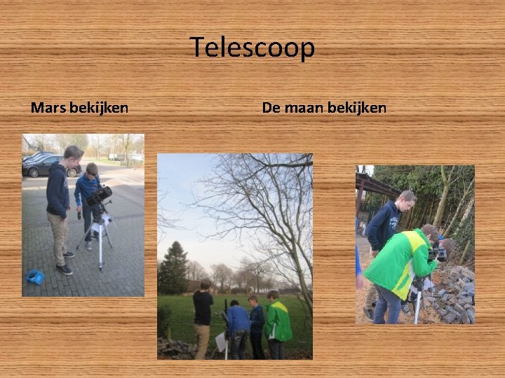 Telescoop Mars bekijken De maan bekijken 