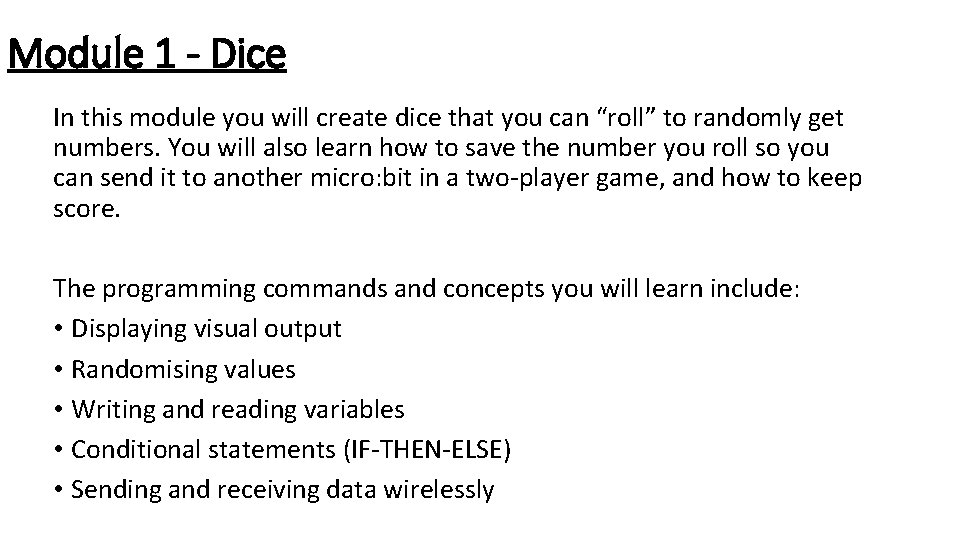 microbit - dice with dots! - youtube Images High... Neuromotor Training with the micro bit Table of