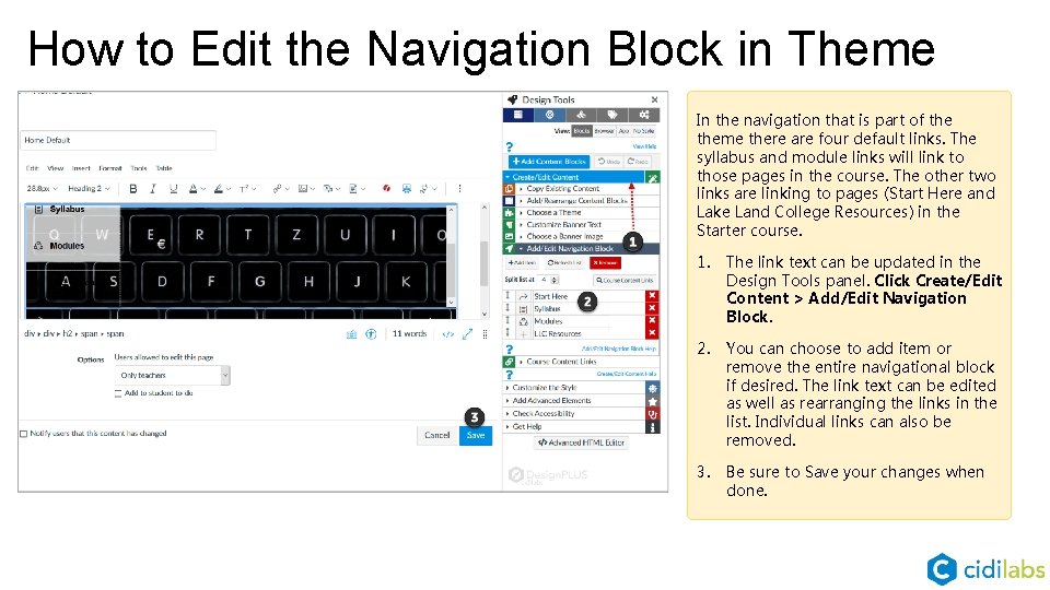 How to Edit the Navigation Block in Theme In the navigation that is part