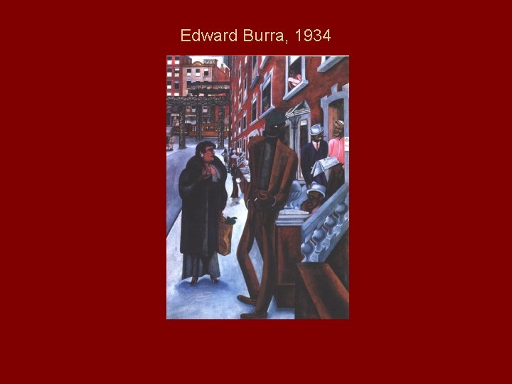 Edward Burra, 1934 