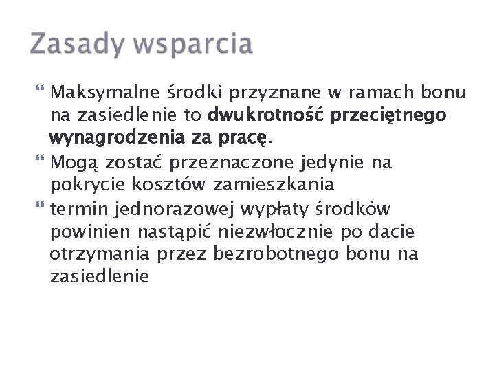  Maksymalne środki przyznane w ramach bonu na zasiedlenie to dwukrotność przeciętnego wynagrodzenia za