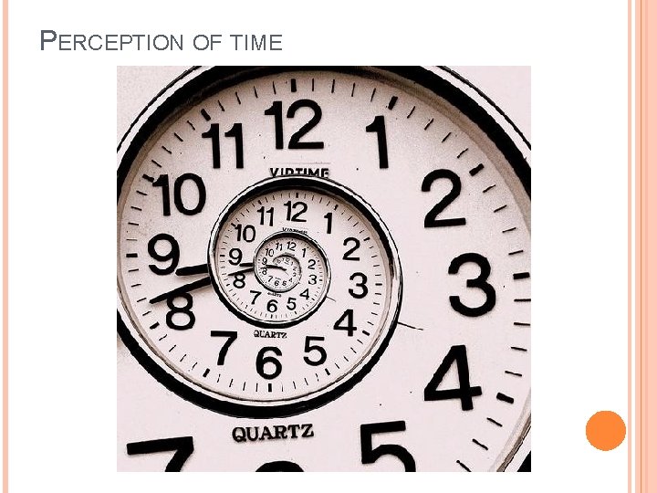 PERCEPTION OF TIME 