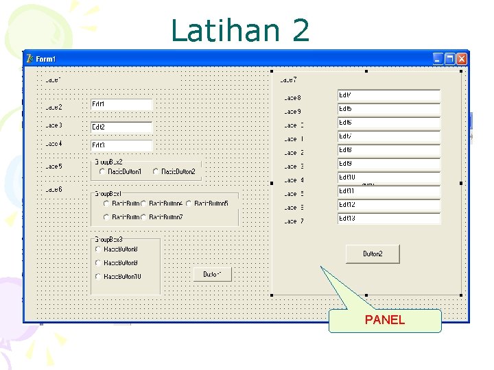 Latihan 2 PANEL 