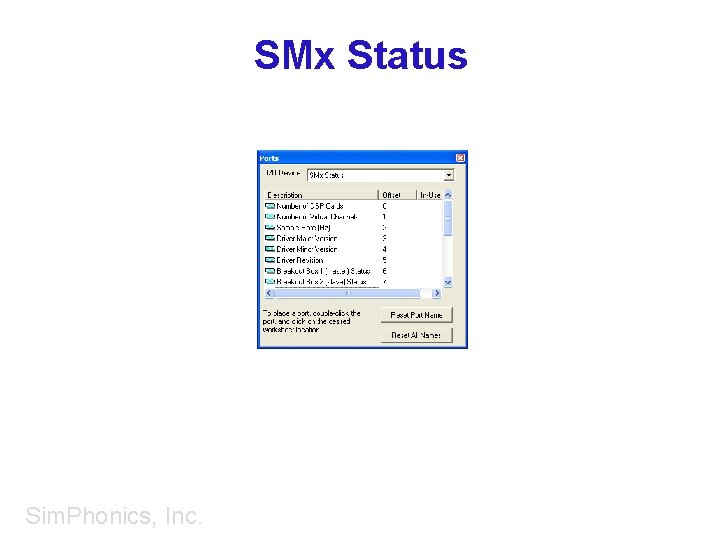 SMx Status Sim. Phonics, Inc. 
