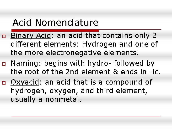 Ch 14 1 Properties of Acids and Bases