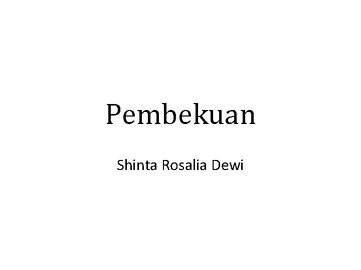 Pembekuan Shinta Rosalia Dewi 