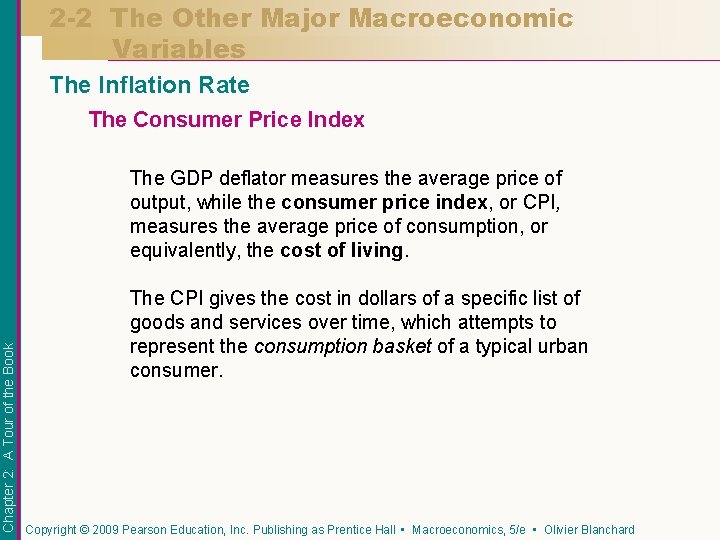 2 -2 The Other Major Macroeconomic Variables The Inflation Rate The Consumer Price Index