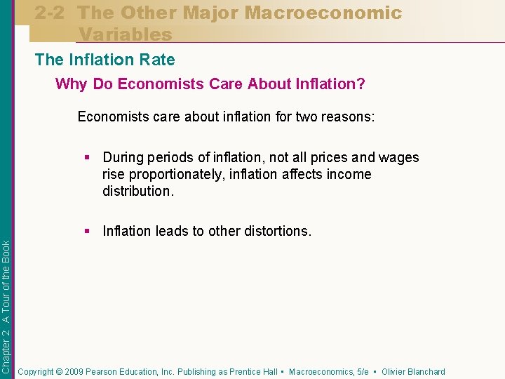 2 -2 The Other Major Macroeconomic Variables The Inflation Rate Why Do Economists Care