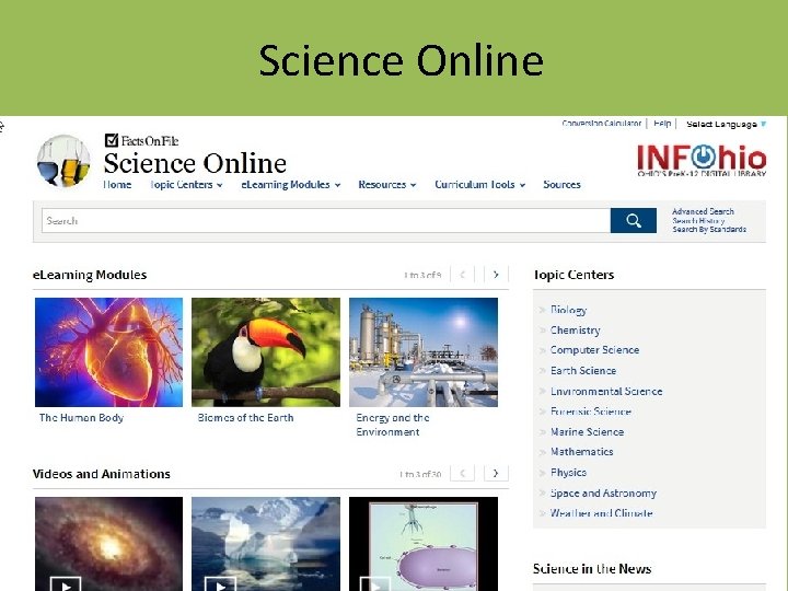 Science Online 