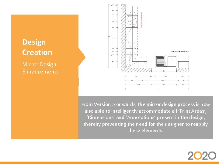 Design Creation Mirror Design Enhancements From Version 5 onwards, the mirror design process is