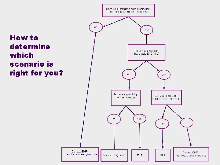 How to determine which scenario is right for you? 