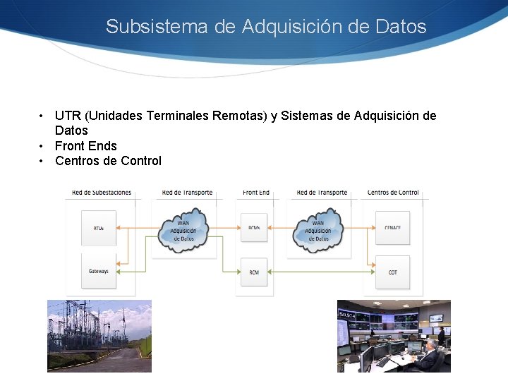 Subsistema de Adquisición de Datos • UTR (Unidades Terminales Remotas) y Sistemas de Adquisición