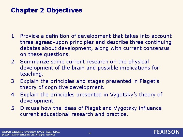 Chapter 2 Cognitive Development Educational Psychology 13e GE