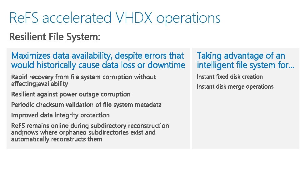 Re. FS accelerated VHDX operations 