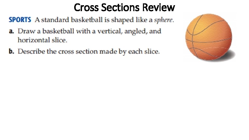 Cross Sections Review 