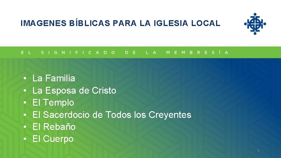 IMAGENES BÍBLICAS PARA LA IGLESIA LOCAL • • • La Familia La Esposa de