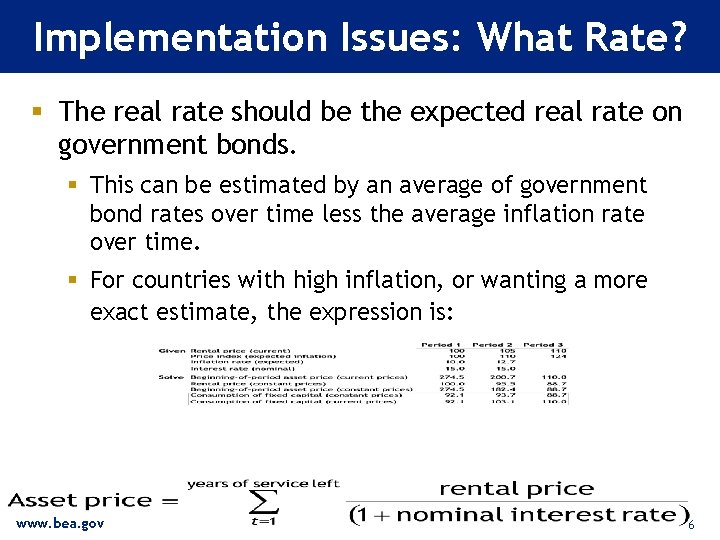 Public Rate Example Issue 16 Returns to Government Owned Assets Overview