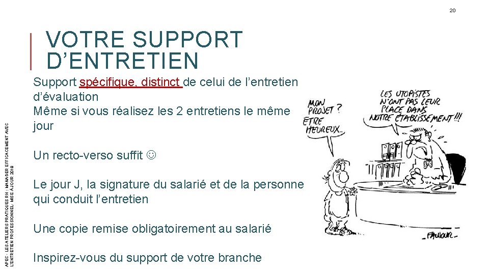 20 APEC - LES ATELIERS PRATIQUES RH : MANAGER EFFICACEMENT AVEC L’ENTRETIEN PROFESSIONNEL- MISE