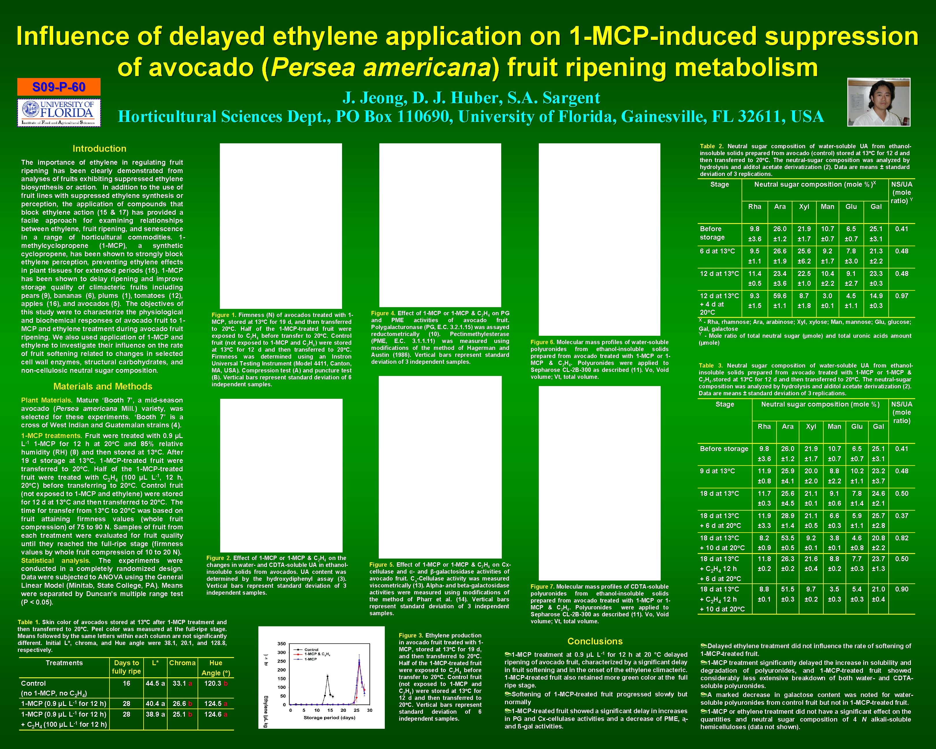 Influence of delayed ethylene application on 1 -MCP-induced suppression of avocado (Persea americana) fruit