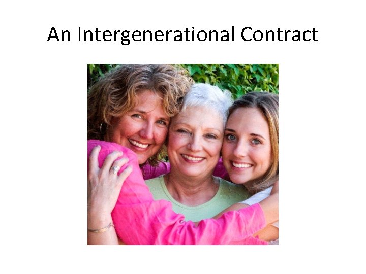 An Intergenerational Contract 