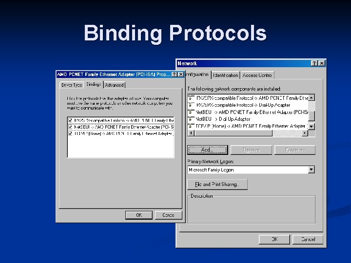 Binding Protocols 