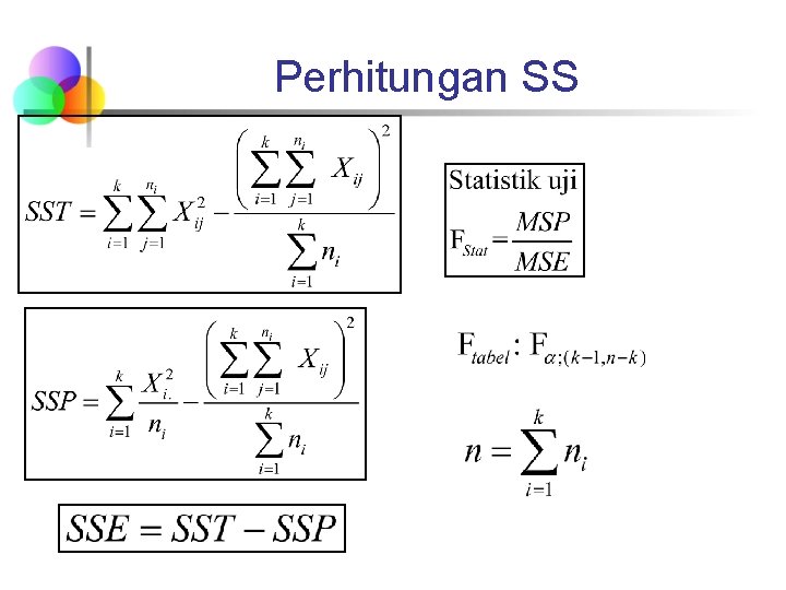 Perhitungan SS 