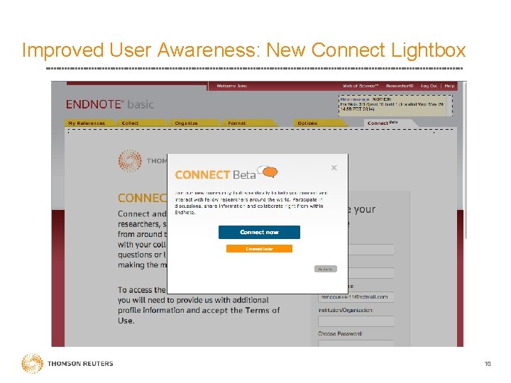 Improved User Awareness: New Connect Lightbox 10 