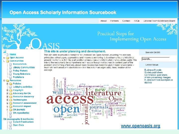 www. openoasis. org 