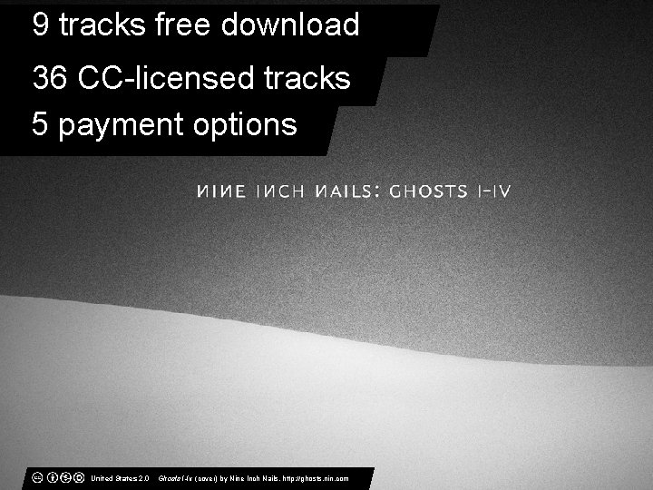 9 tracks free download 36 CC-licensed tracks 5 payment options United States 2. 0