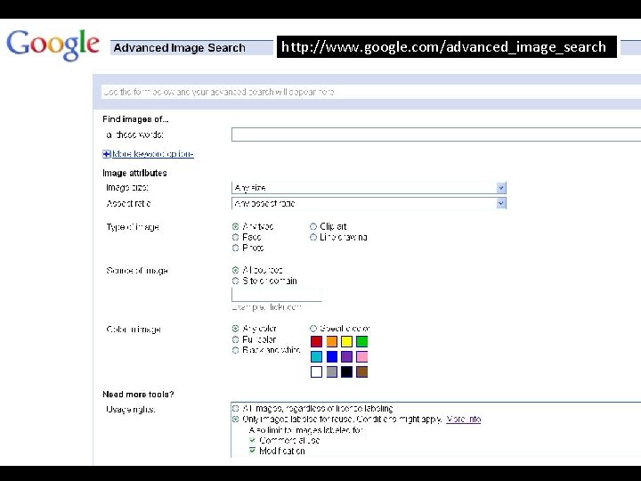 http: //www. google. com/advanced_image_search 