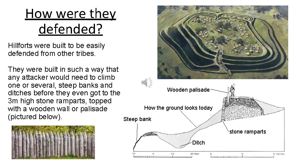 How were they defended? Hillforts were built to be easily defended from other tribes.