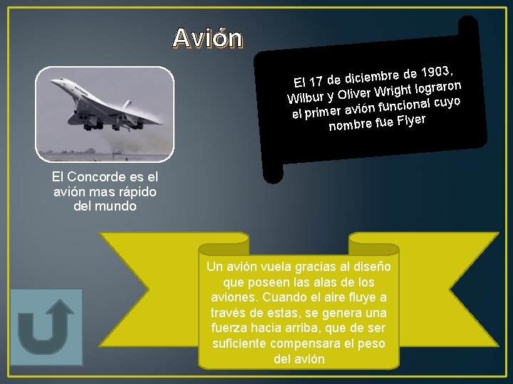 Avión de 1903, re b m ie ic d e d El 17 t