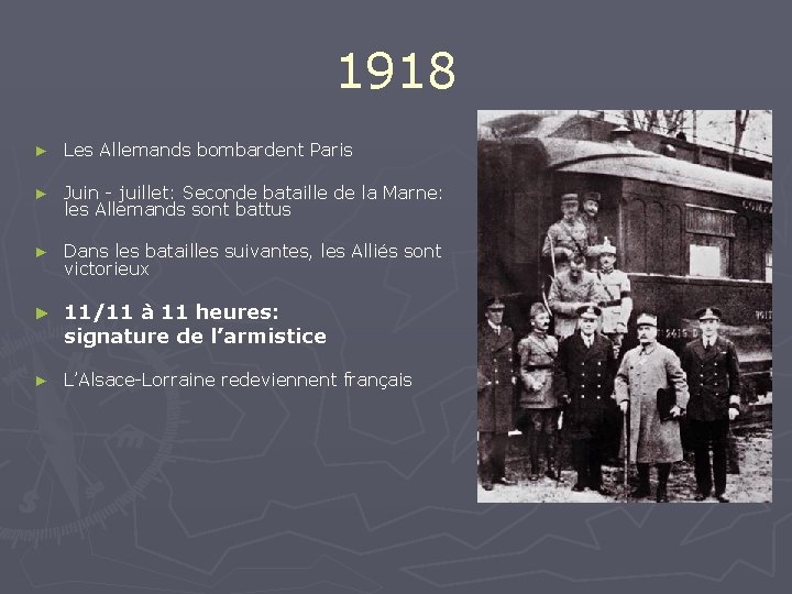 1918 ► Les Allemands bombardent Paris ► Juin - juillet: Seconde bataille de la