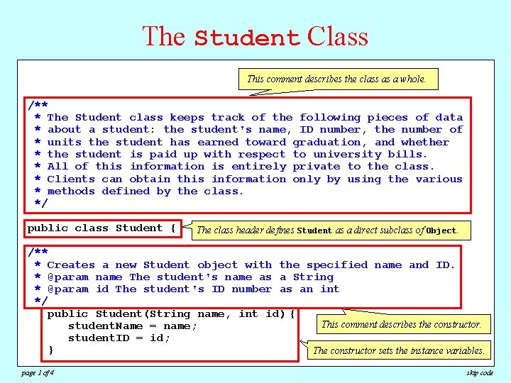 Objects and Classes Overview Objects and Classes An