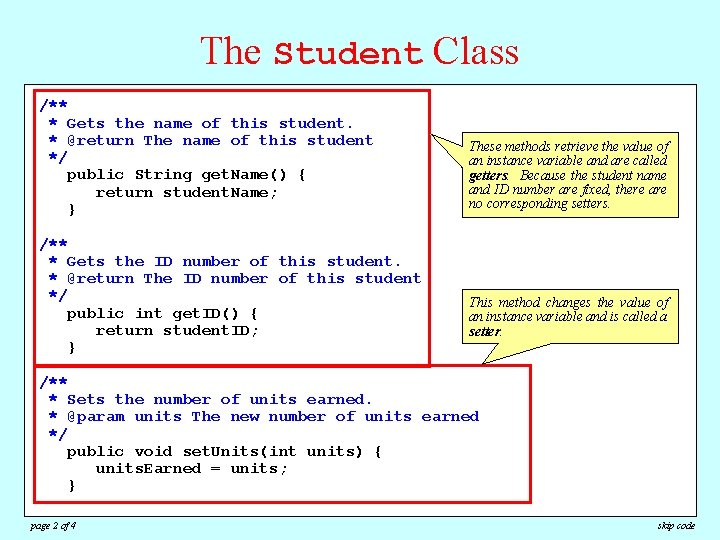 Objects and Classes Overview Objects and Classes An