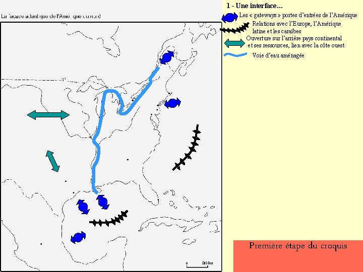1 - Une interface… Les « gateways » portes d’entrées de l’Amérique Relations avec